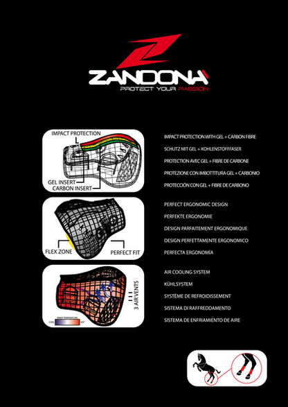 Protectores de Patas Zandonà Carbon Air Active-Fit